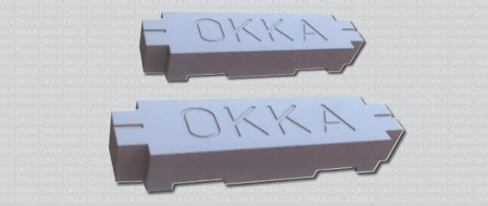 Okka Pres Döküm Ağırlık – OKKA logolu iki karşı ağırlık